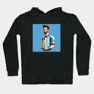 Messi Pixel World Cup Argentina Art Gift Hoodie